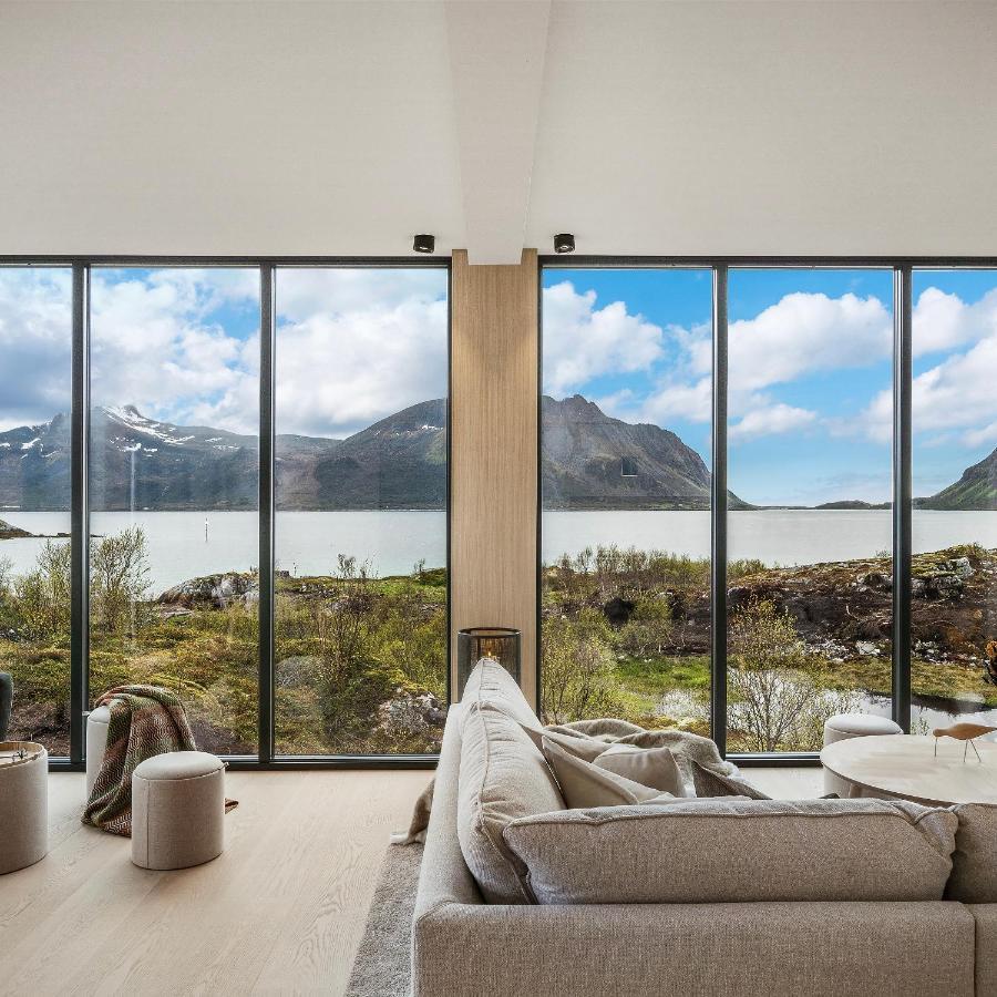 New! Luxury Cabin In Beautiful Lofoten Kleppstad Ngoại thất bức ảnh