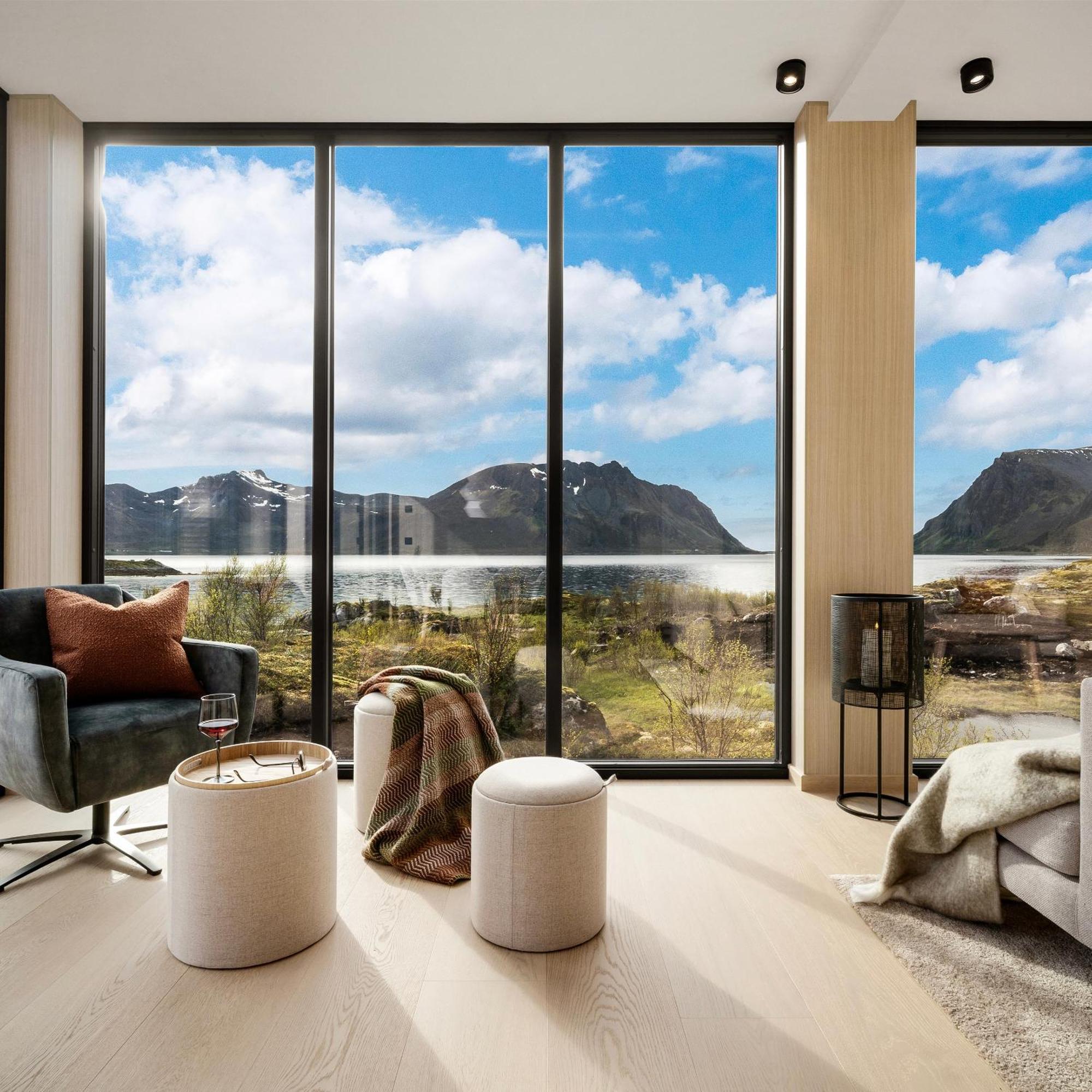 New! Luxury Cabin In Beautiful Lofoten Kleppstad Ngoại thất bức ảnh